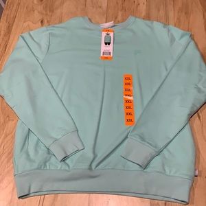 Mint Greeb Crew Neck Sweatshirt with Pockets